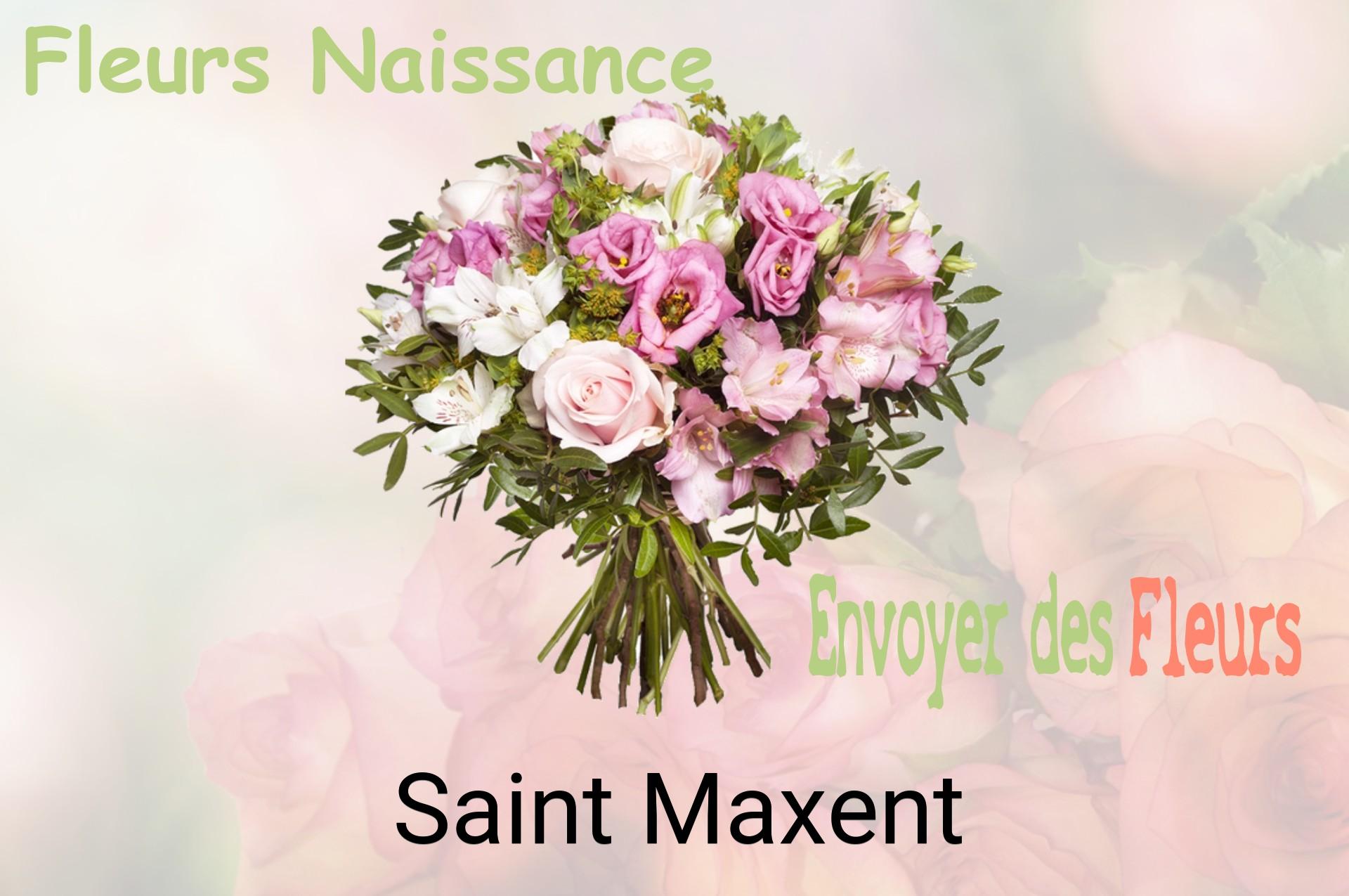 Bouquet de fleurs de naissance livré à Saint-Maxent
